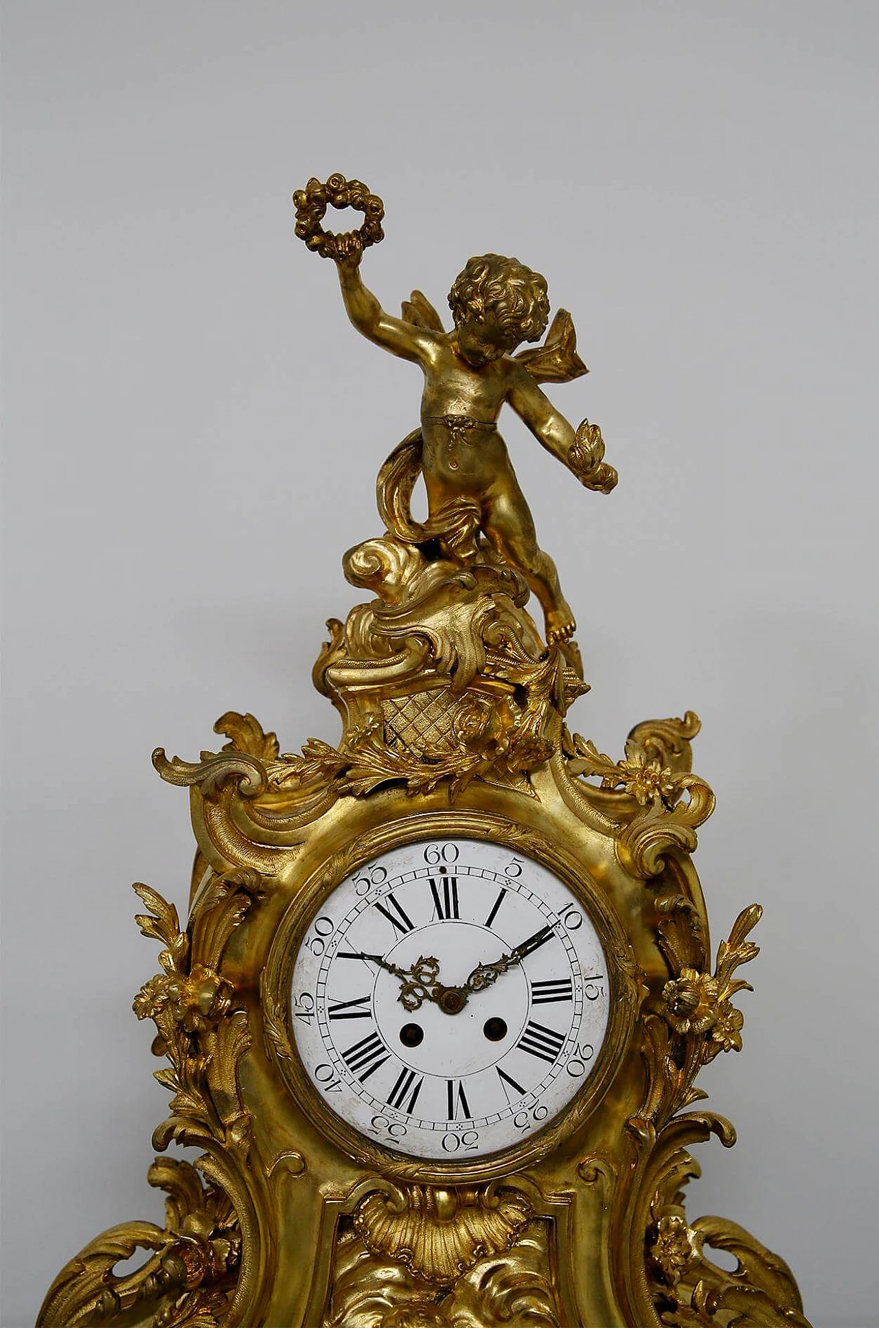 Samuel Marti three-piece clock attributed to Alfred Emmanuel Louis Beurdeley, 19th century 1403049