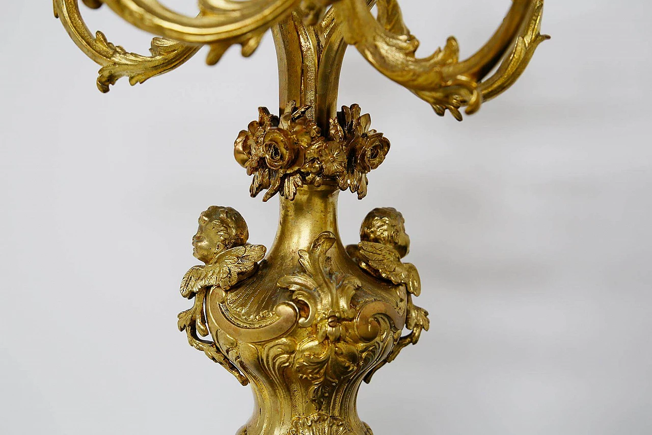 Samuel Marti three-piece clock attributed to Alfred Emmanuel Louis Beurdeley, 19th century 1403050