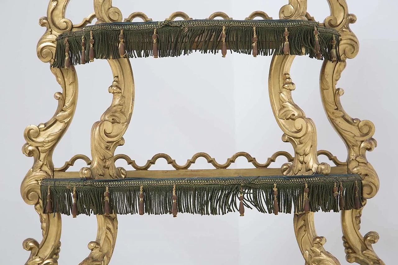 Painted wooden etagere in Venetian Baroque style, 19th century 1403406