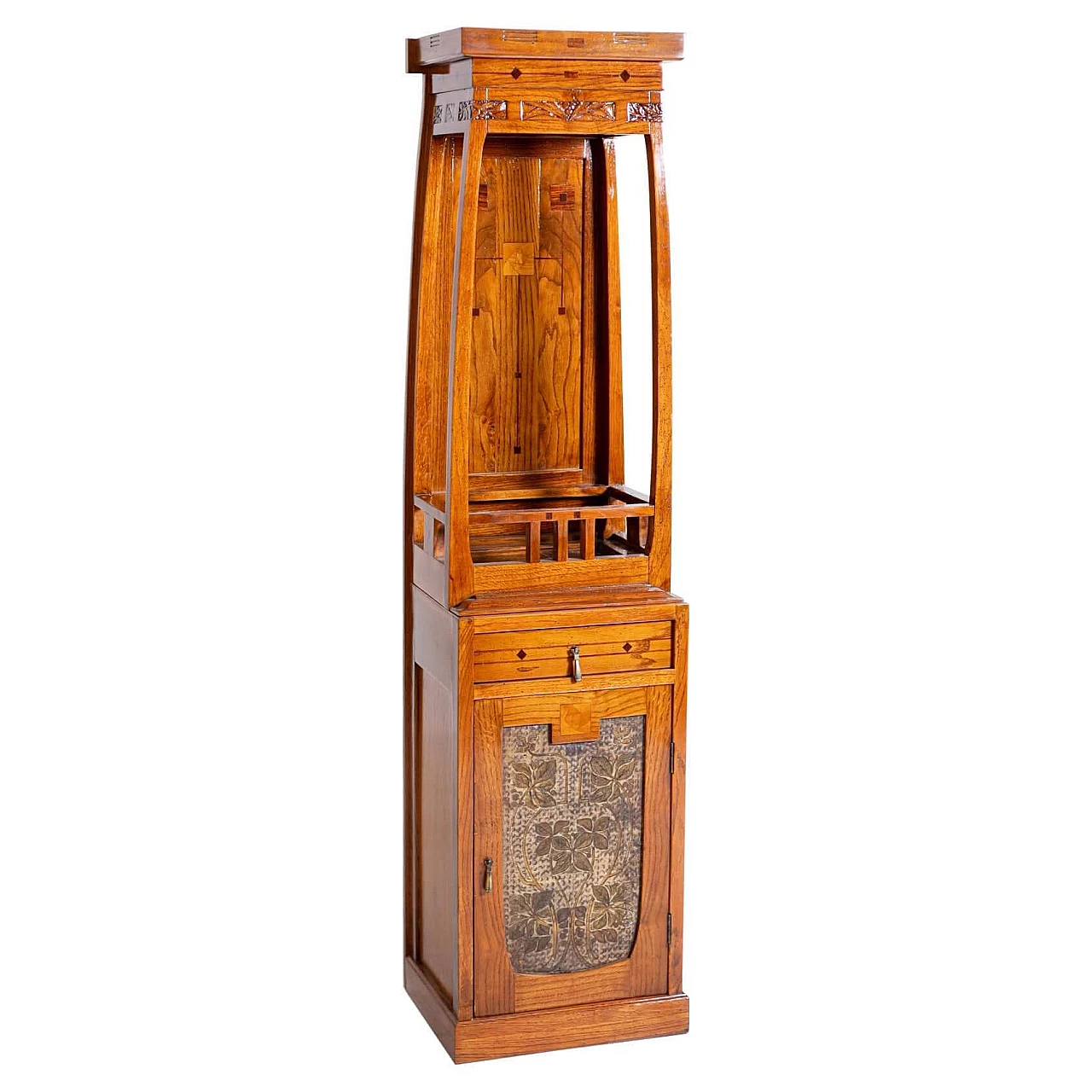 Carved wooden cabinet in Art Nouveau style, 20th century 1403422
