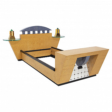 Stanhope bed by Michael Graves for Memphis, 1980s