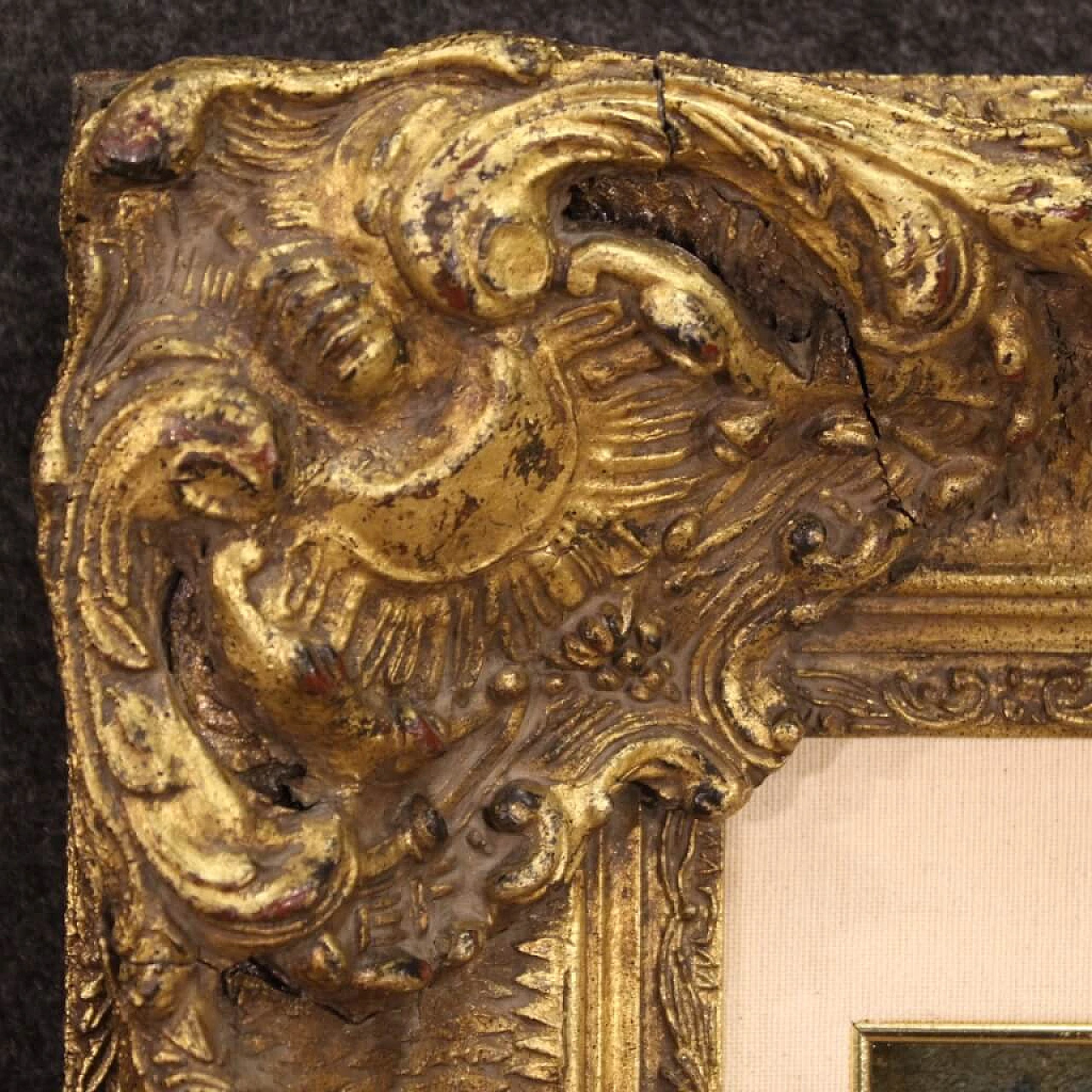 Paesaggio sul fiume, dipinto inglese olio su tela 1403855