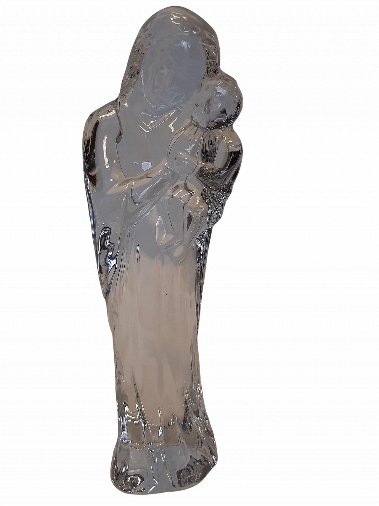 Madonna in Baccarat crystal, 80s 1403999