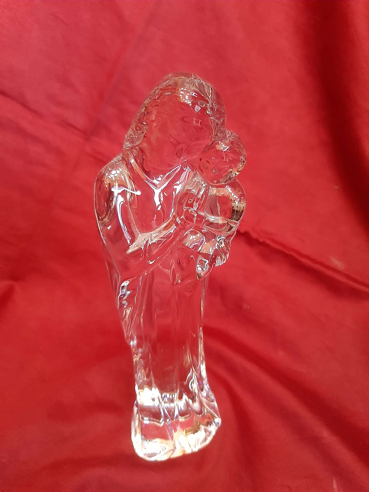 Madonna in Baccarat crystal, 80s 1404097