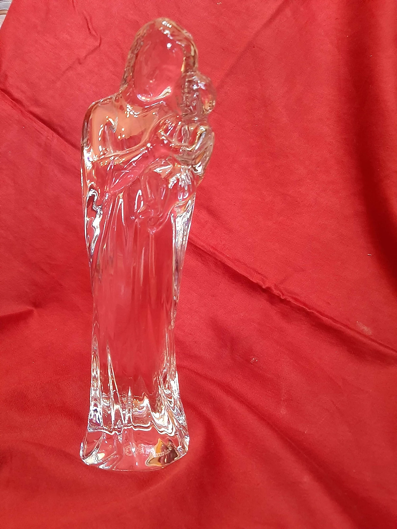 Madonna in Baccarat crystal, 80s 1404098