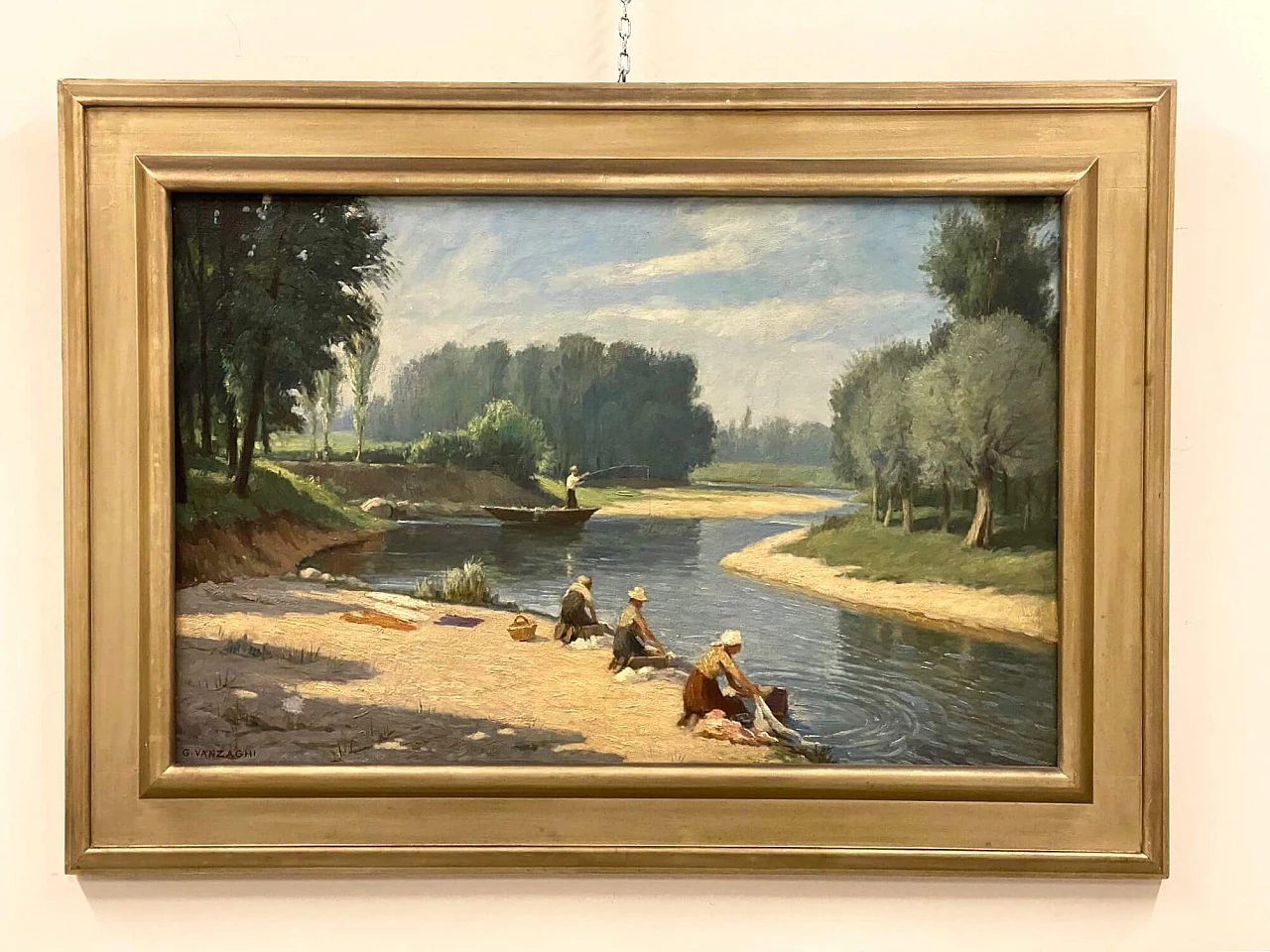 Dipinto di Giulio Vanzaghi, anni '60 1404380