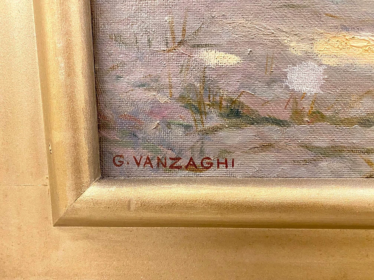 Dipinto di Giulio Vanzaghi, anni '60 1404391