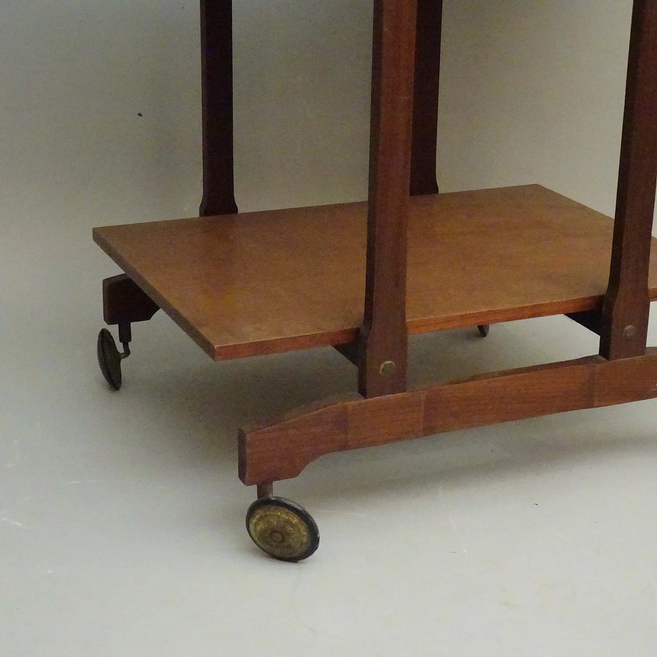 Mahogany service trolley, 1960s 1404979