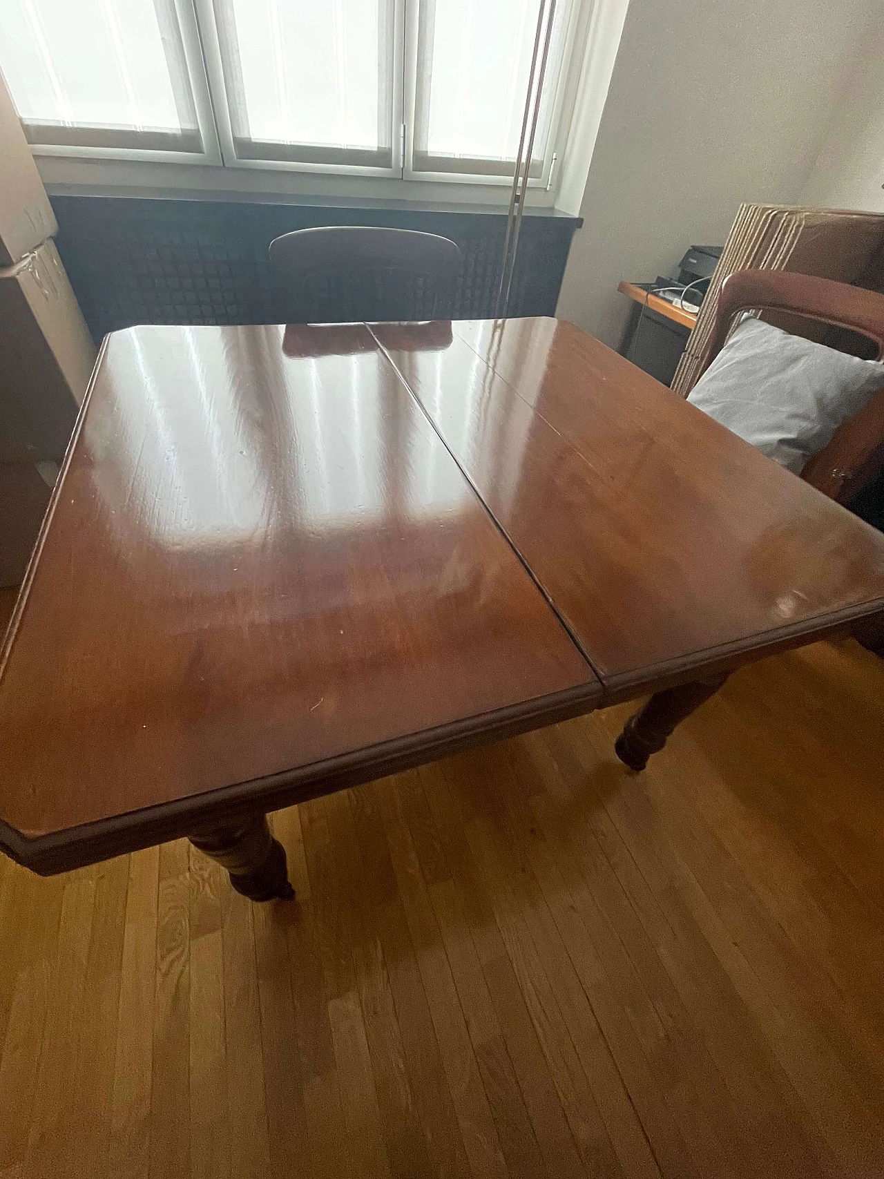 Extending table with castors, 1980s 1404989