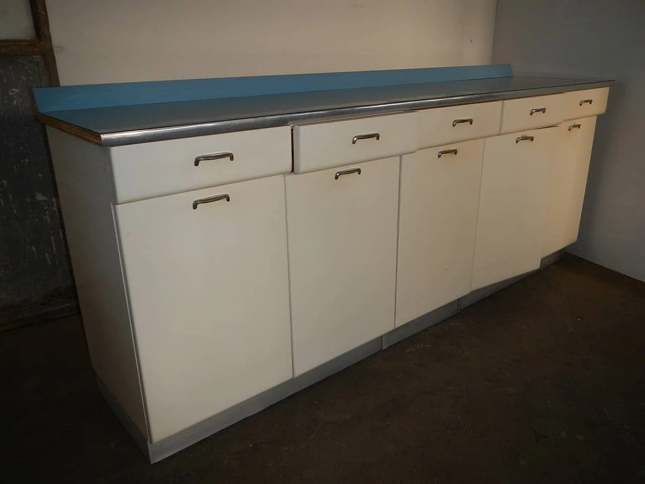 Sideboard in spruce and formica, 1950s 1405959