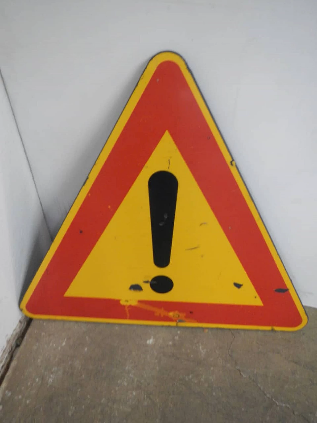 Segnale stradale di pericolo, anni '80 1406123