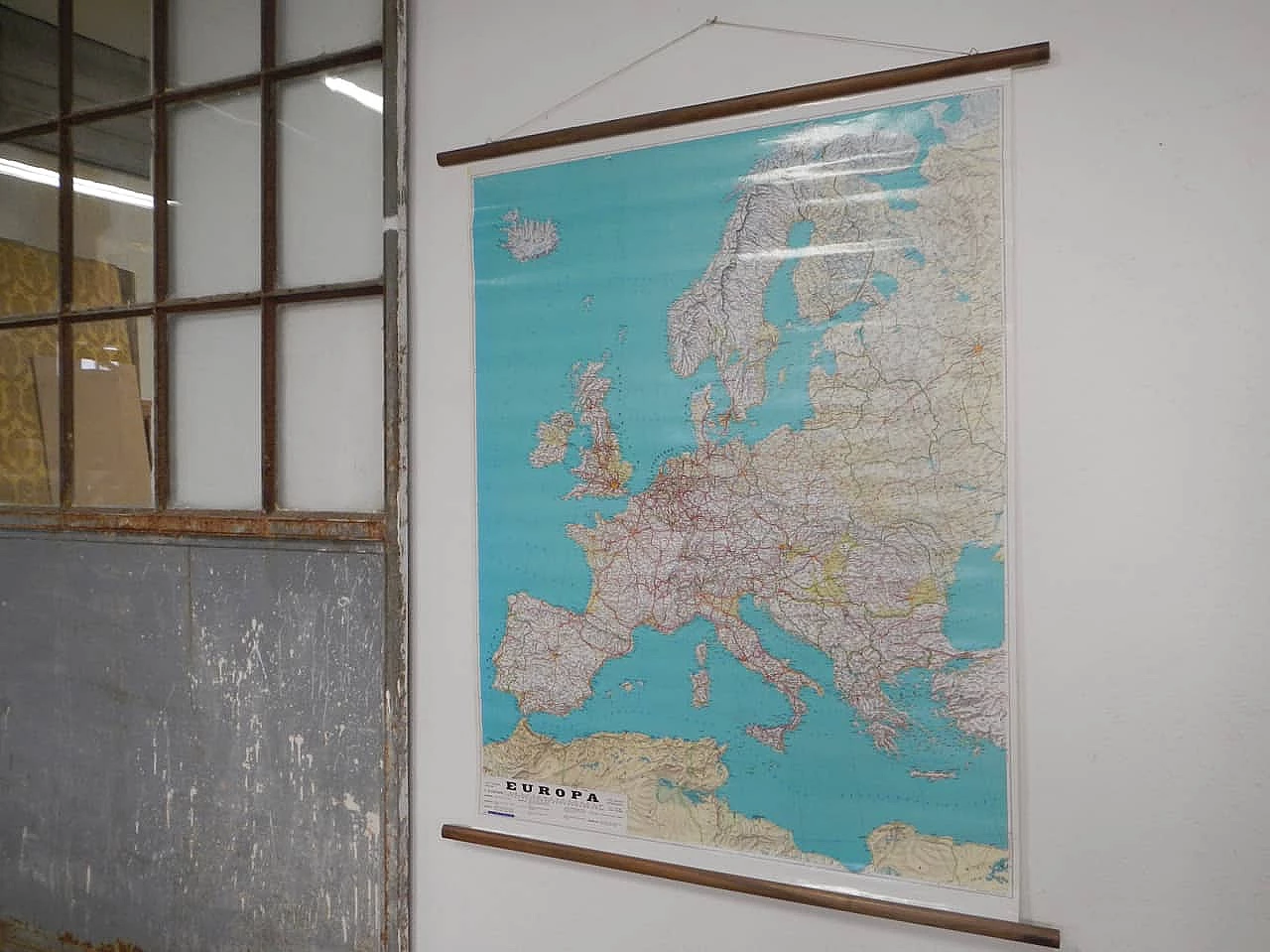 Road map of Europe, 1980s 1406198