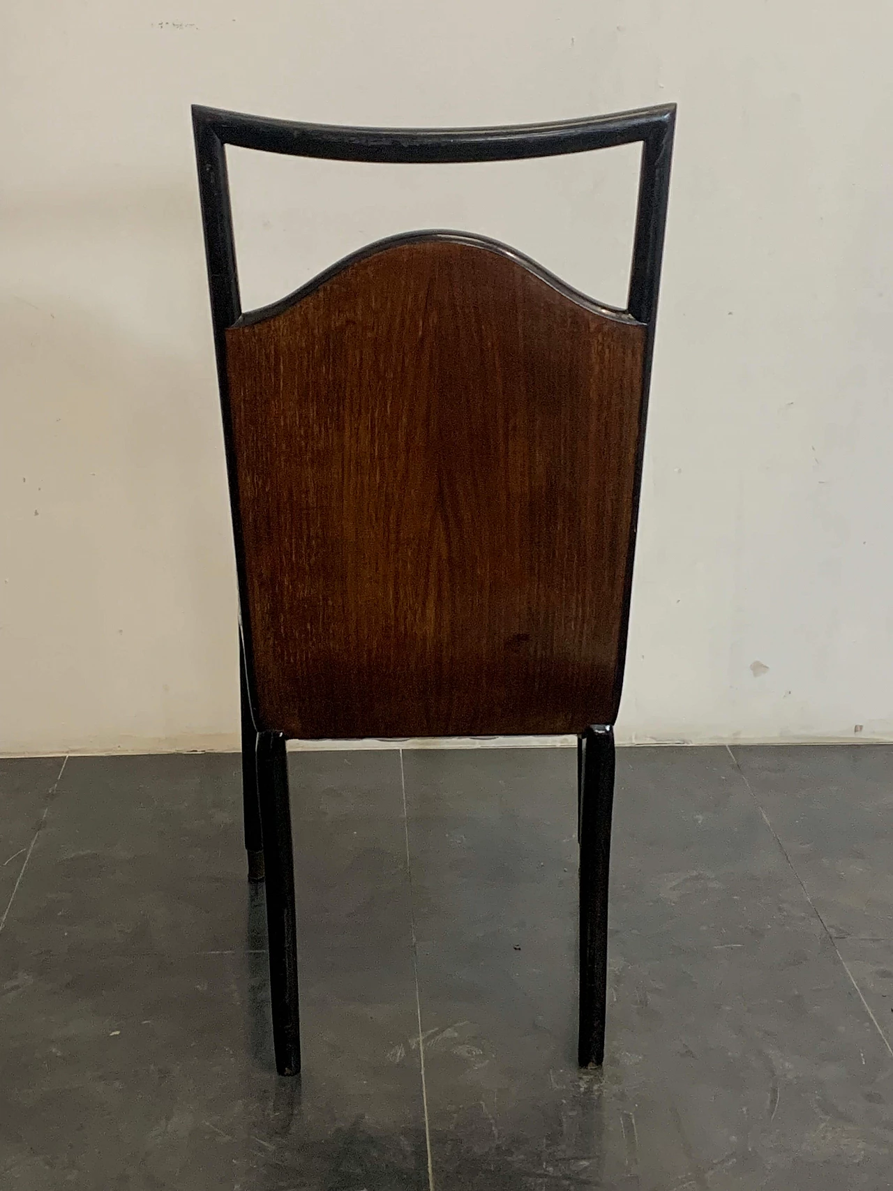 8 Rosewood chairs with ebony profiles, 1950s 1406258