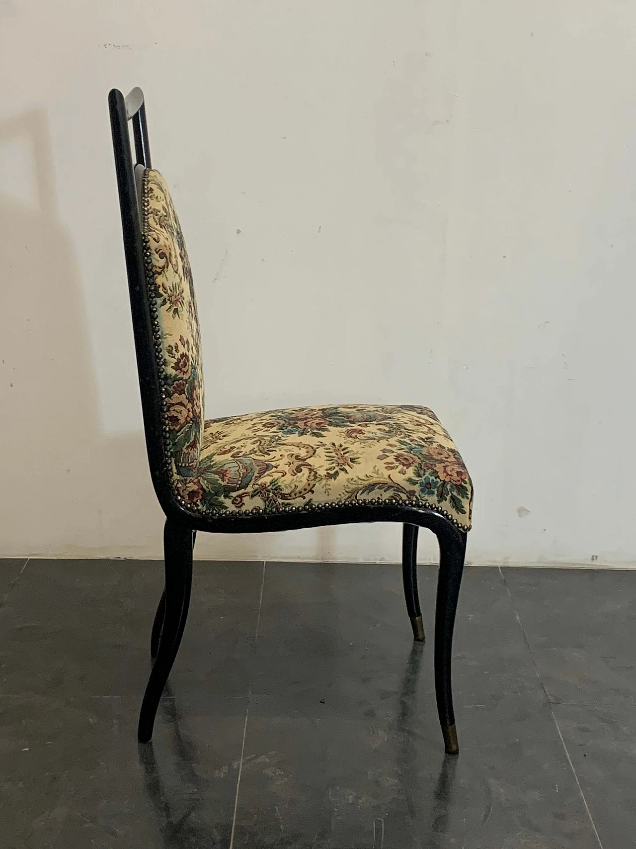 8 Rosewood chairs with ebony profiles, 1950s 1406259
