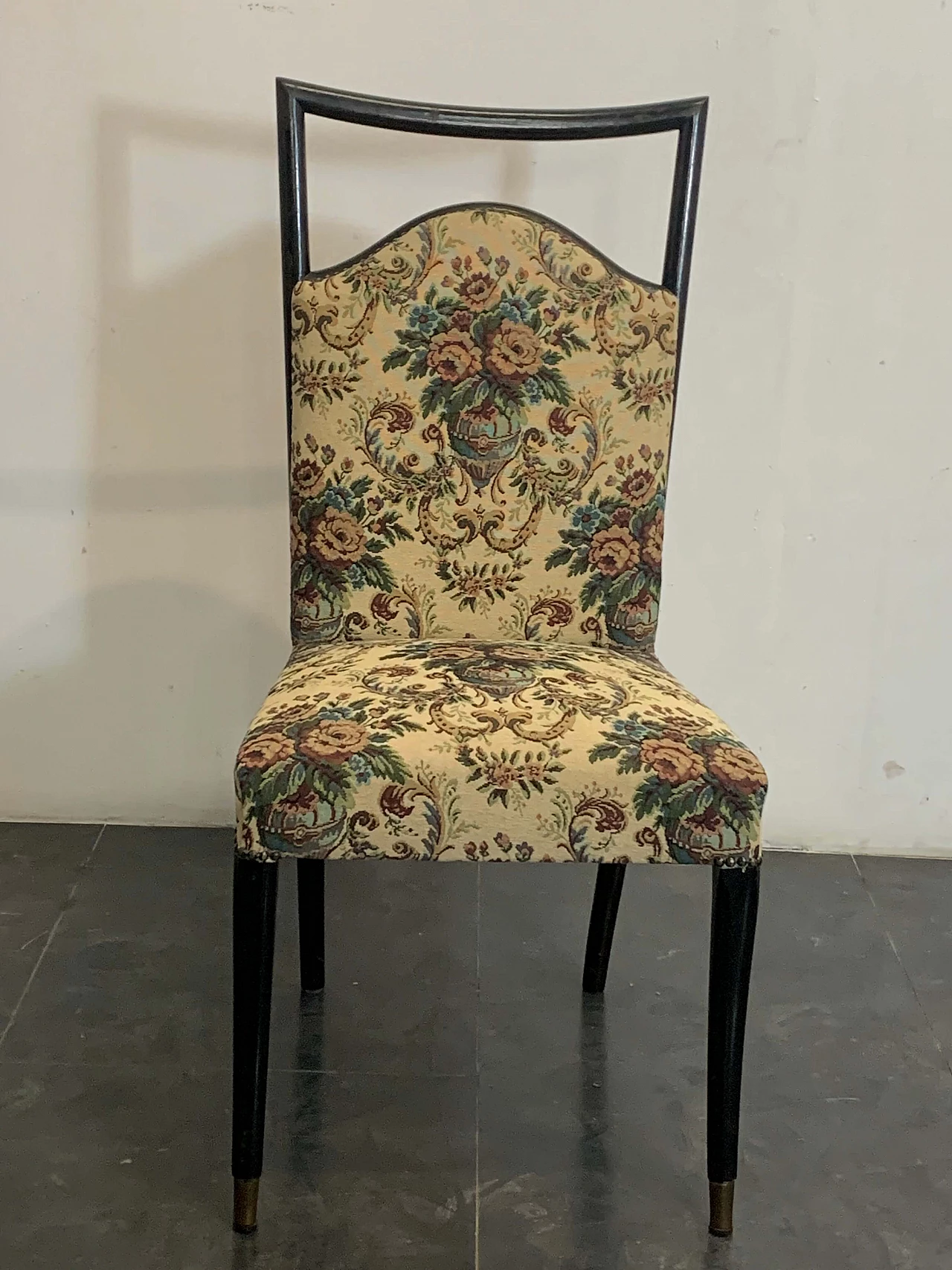 8 Rosewood chairs with ebony profiles, 1950s 1406260