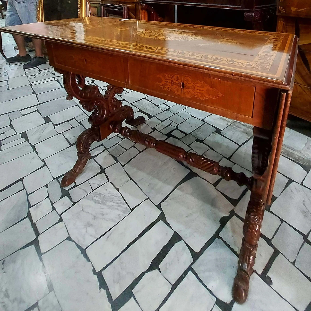 Louis-Philippe style rosewood desk, 19th century 1406362