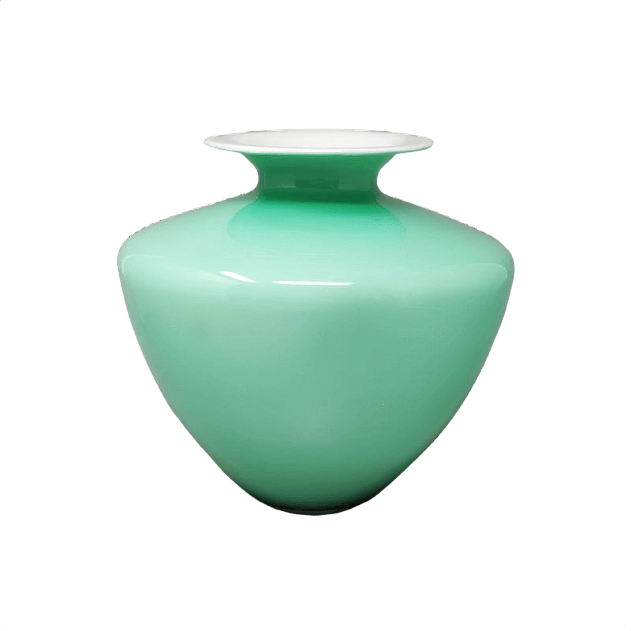 Green vase in Murano glass by Carlo Nason, 1960s 1406384