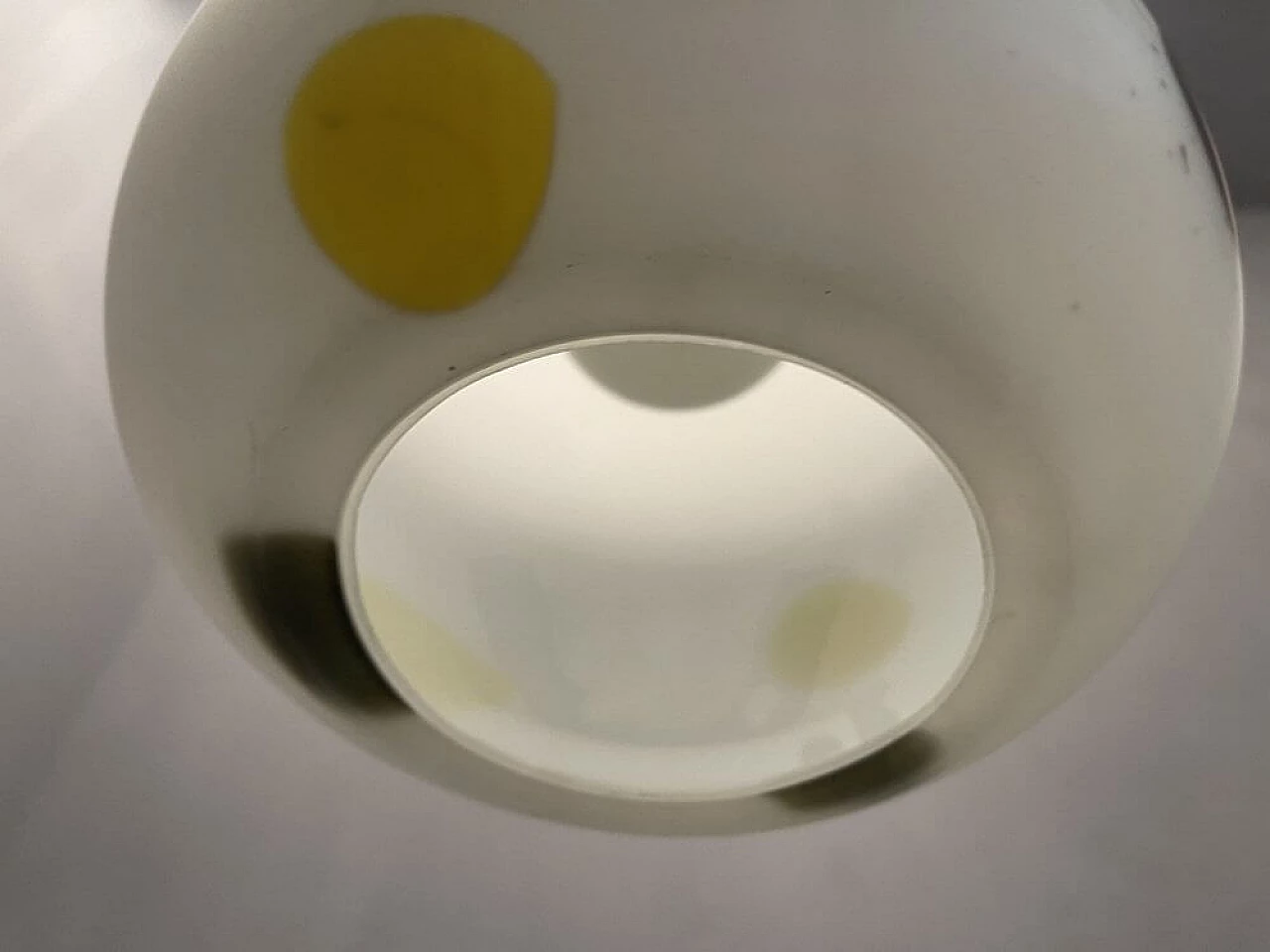 Lampadario in vetro di Murano di De Majo, anni '70 1406391