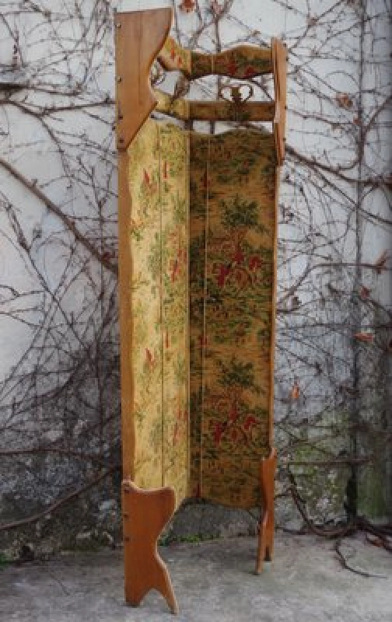 Beech and velvet coat rack, 1950s 1406489