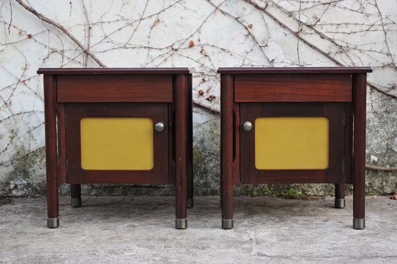 Pair of rosewood bedside tables, 1970s 1406509