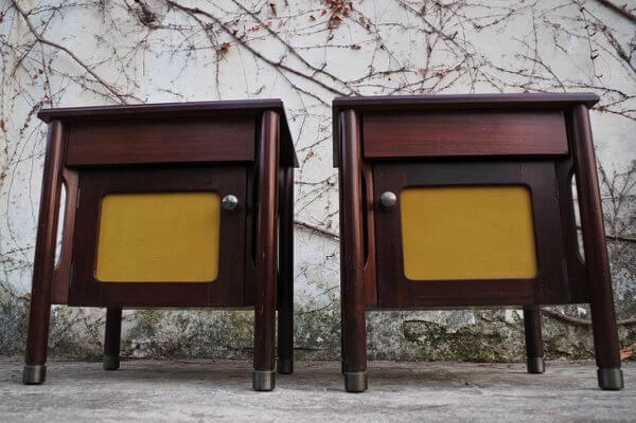 Pair of rosewood bedside tables, 1970s 1406514