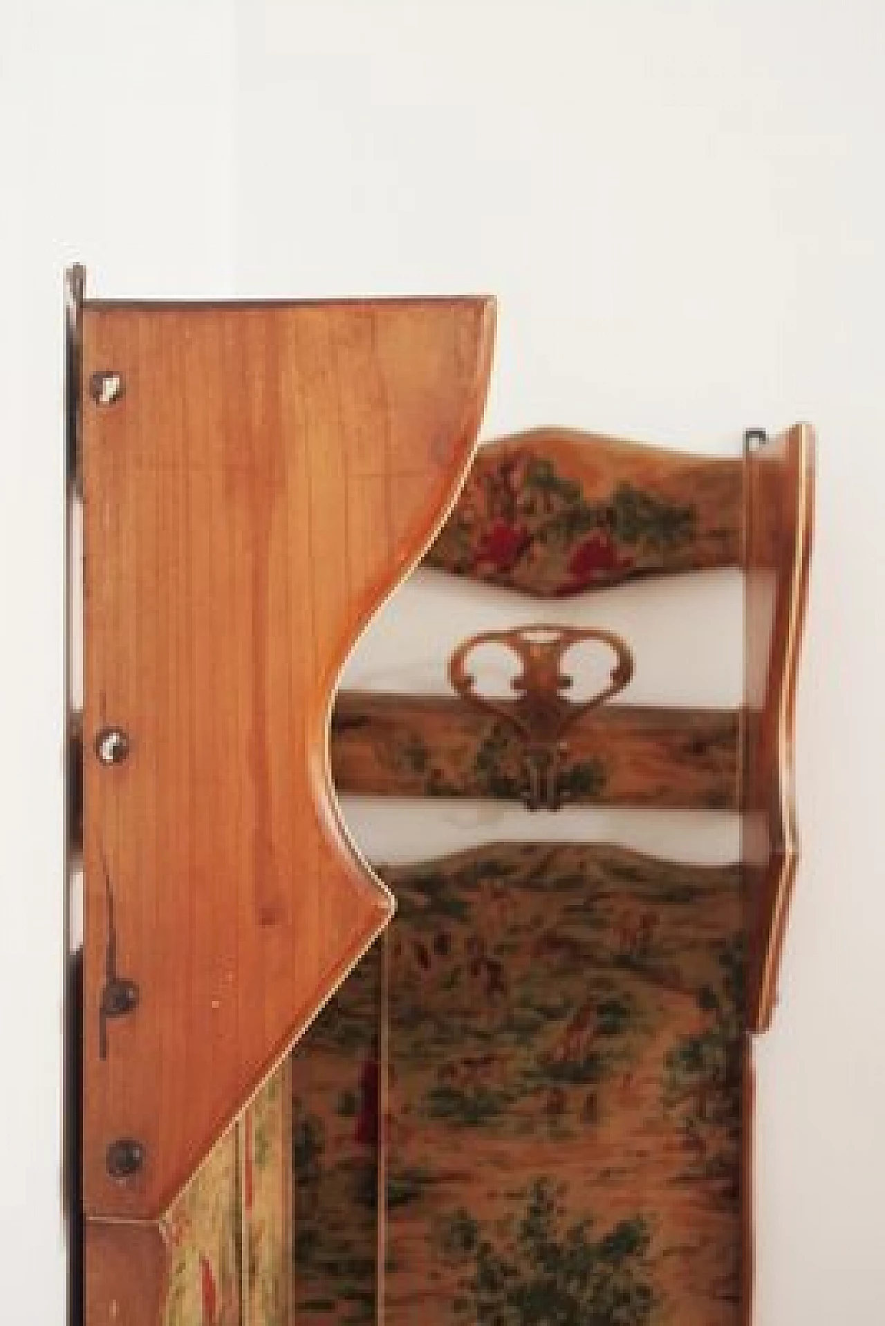 Beech and velvet coat rack, 1950s 1406537