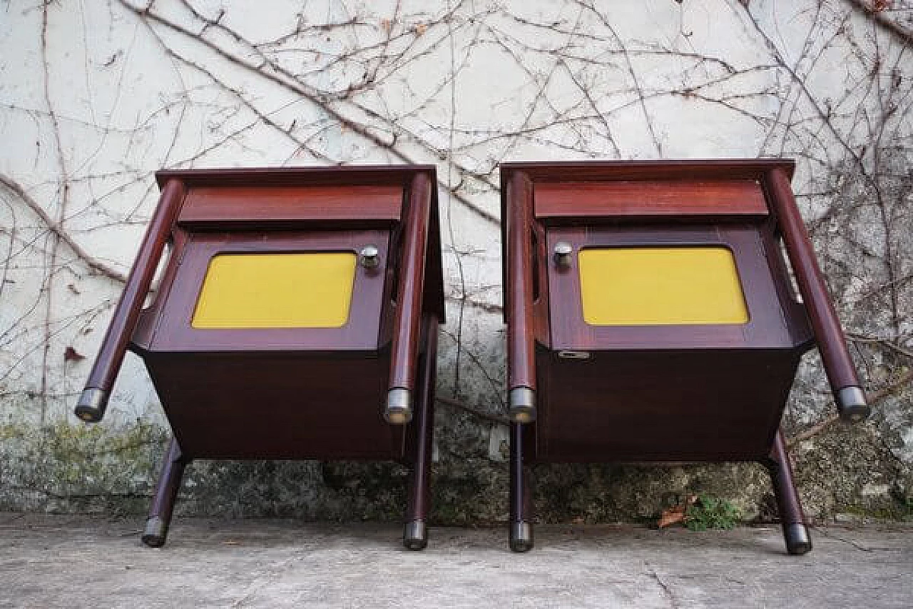 Pair of rosewood bedside tables, 1970s 1406543
