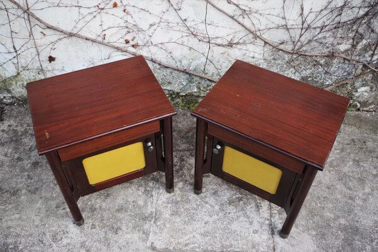 Pair of rosewood bedside tables, 1970s 1406547
