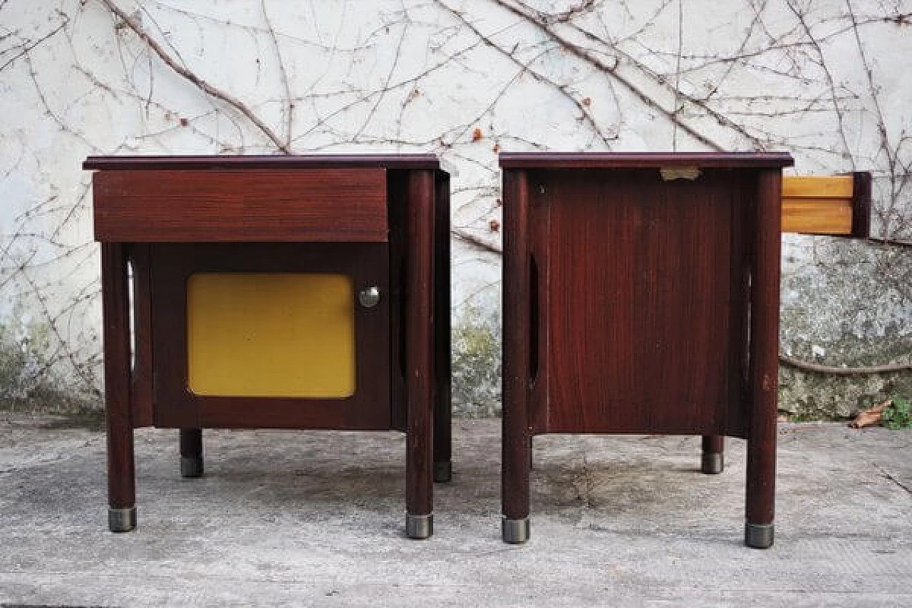 Pair of rosewood bedside tables, 1970s 1406550
