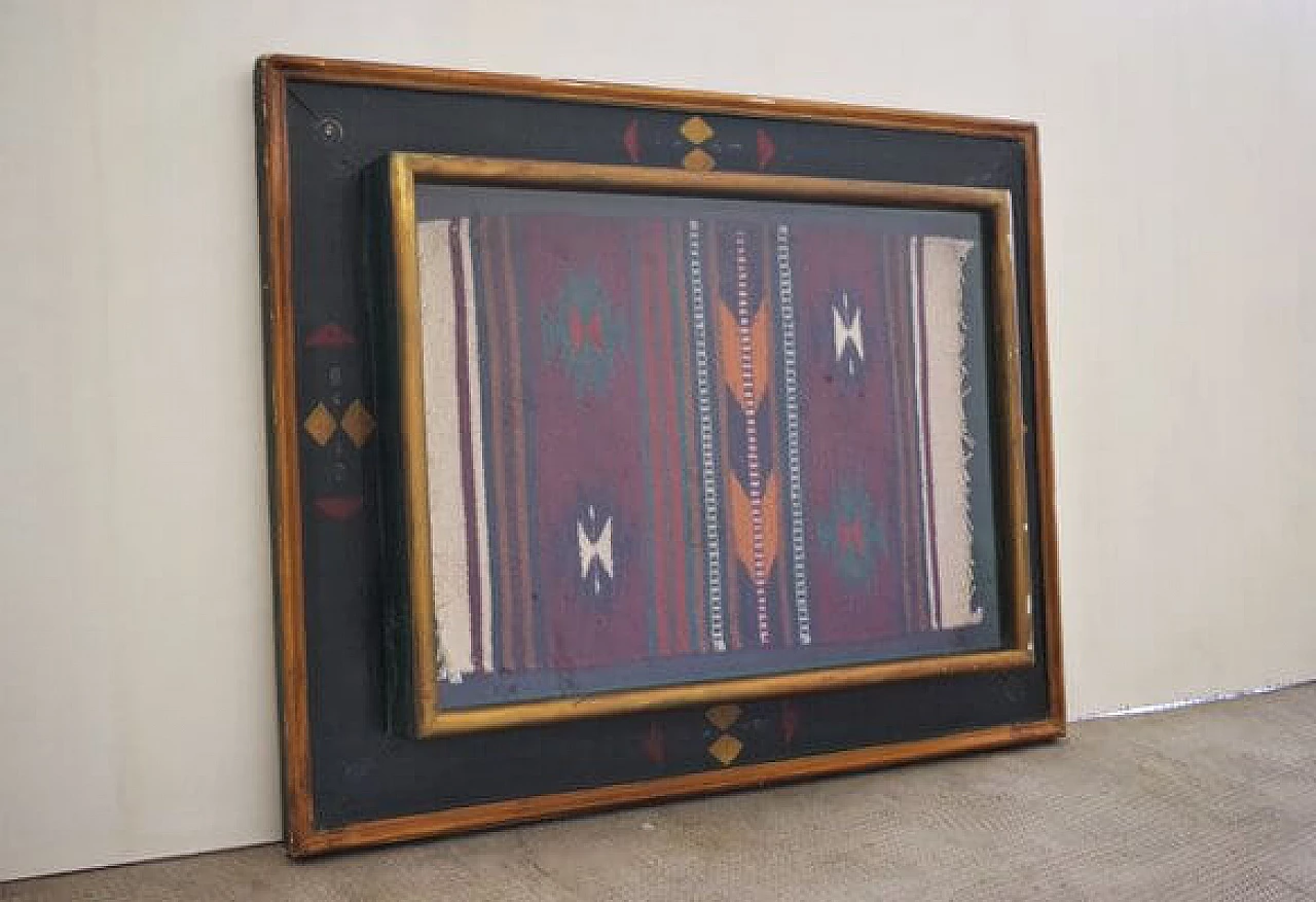 Quadro messicano in legno, anni '90 1406564