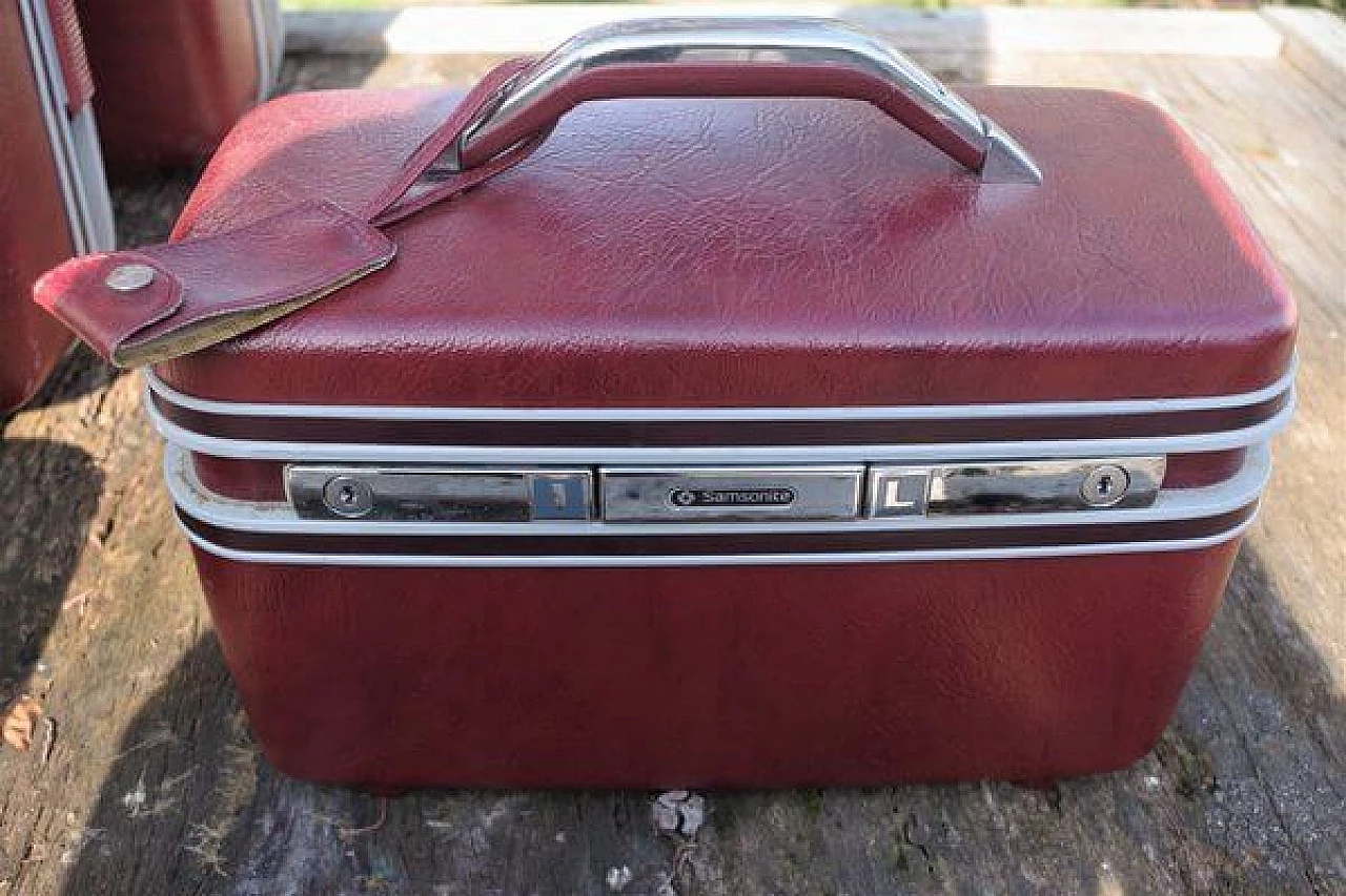 4 Sansonite hard luggage cases, 1970s 1406571