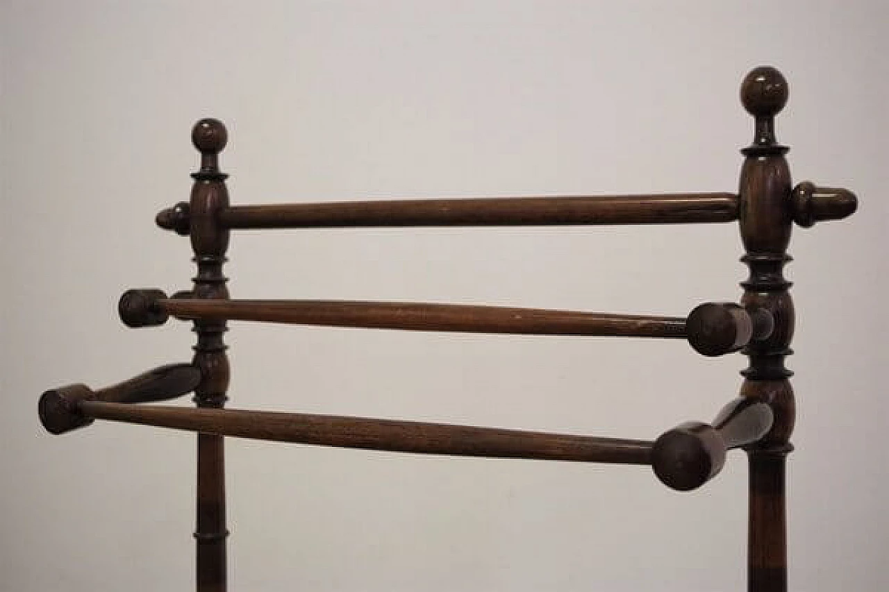 Walnut towel rack, 1930s 1406585