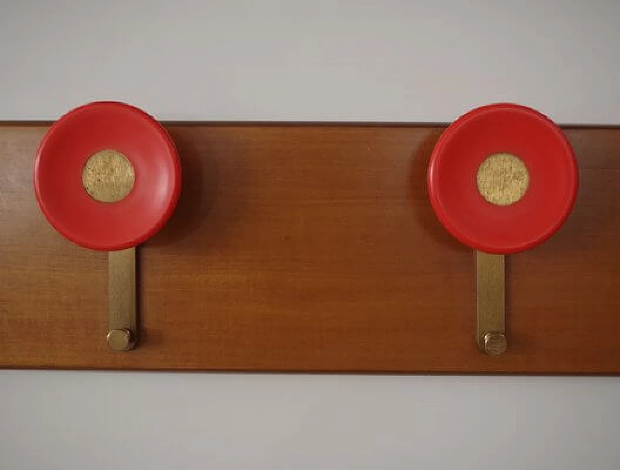 Beech sideboard with mirror and coat rack, 1970s 1406588