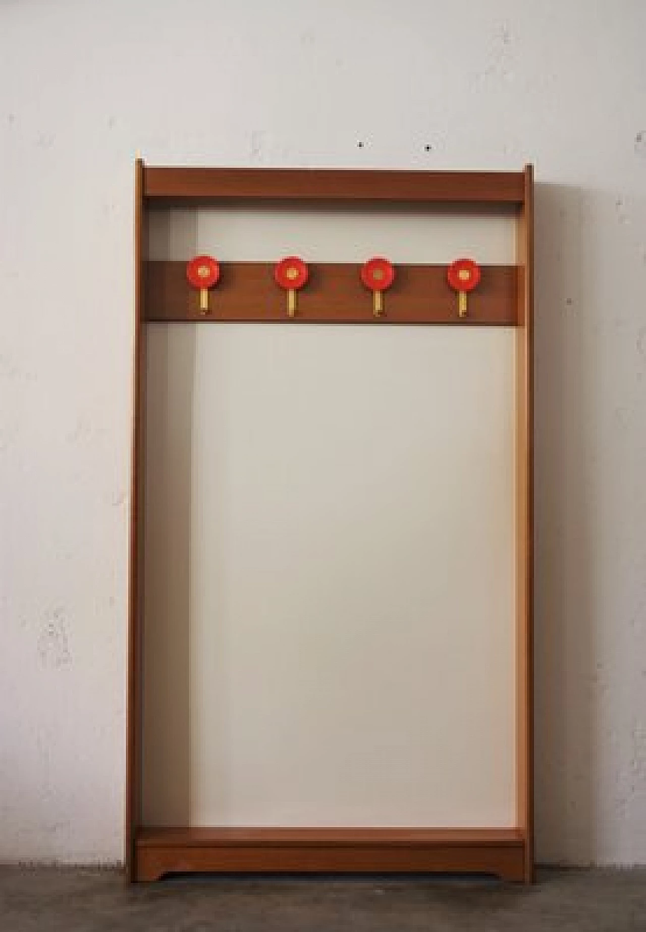 Beech sideboard with mirror and coat rack, 1970s 1406596