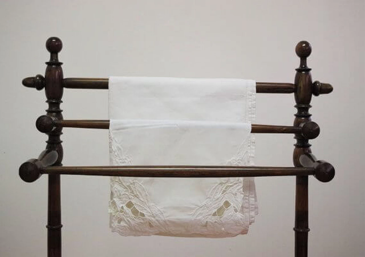Walnut towel rack, 1930s 1406600
