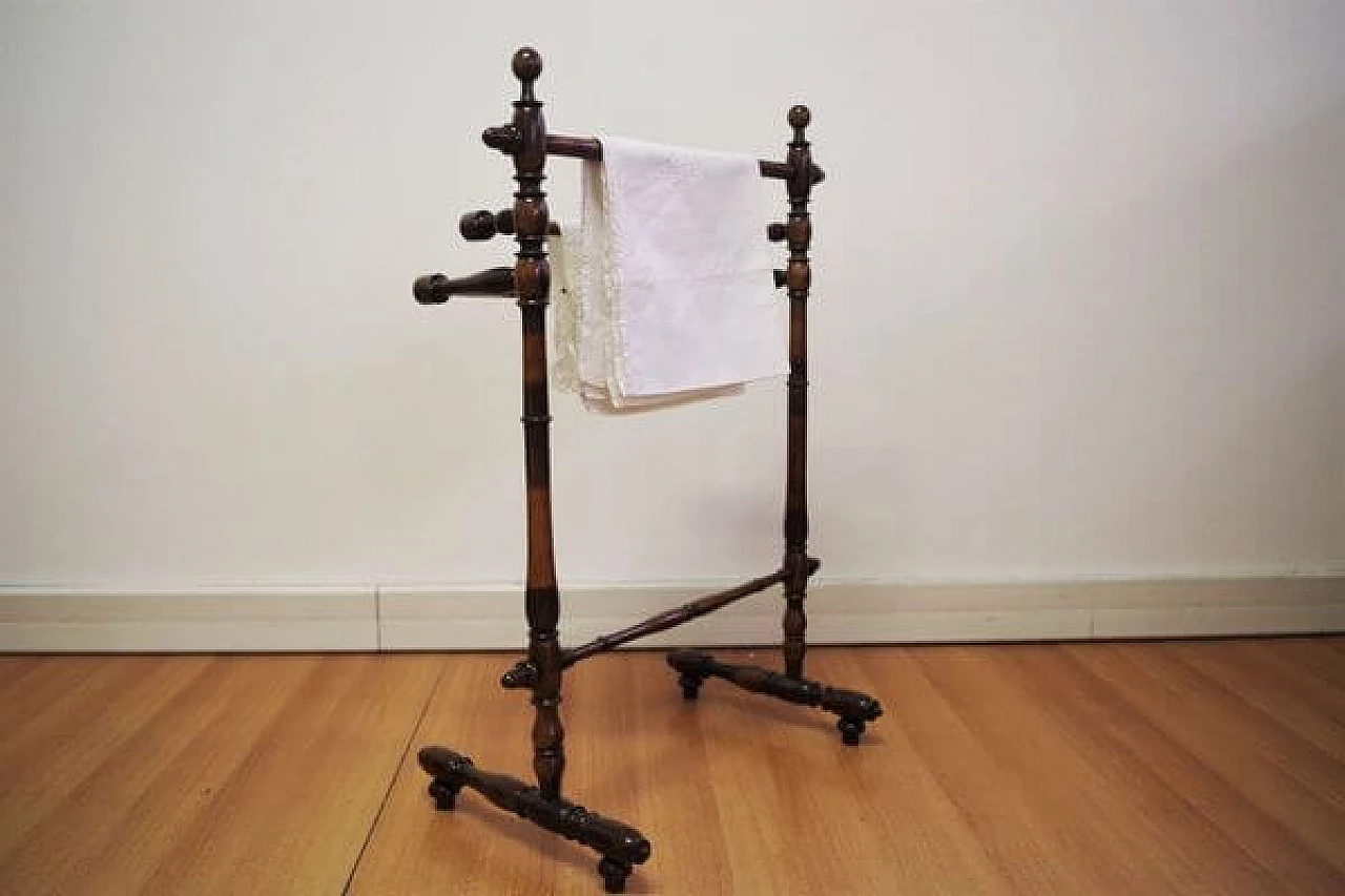 Walnut towel rack, 1930s 1406609