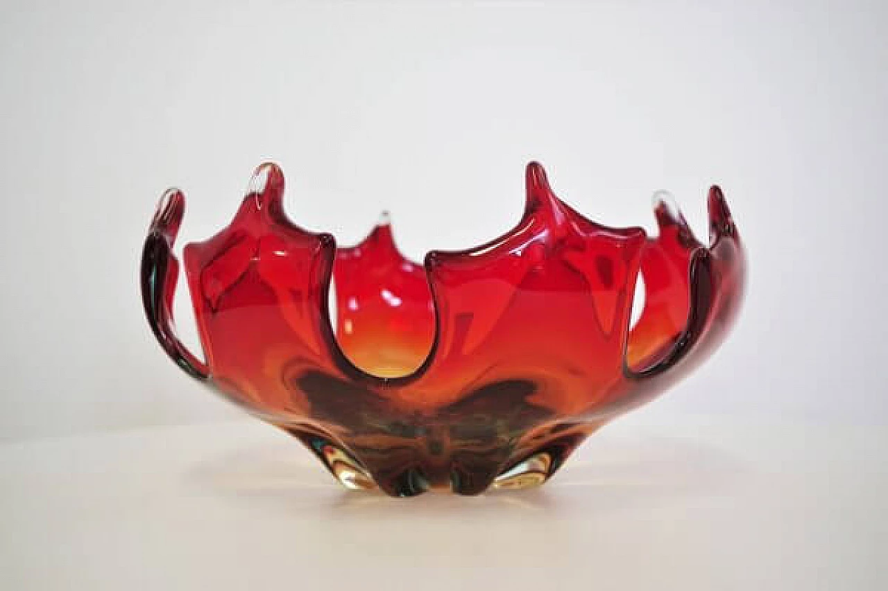 Stained glass centerpiece, 1950s 1406611