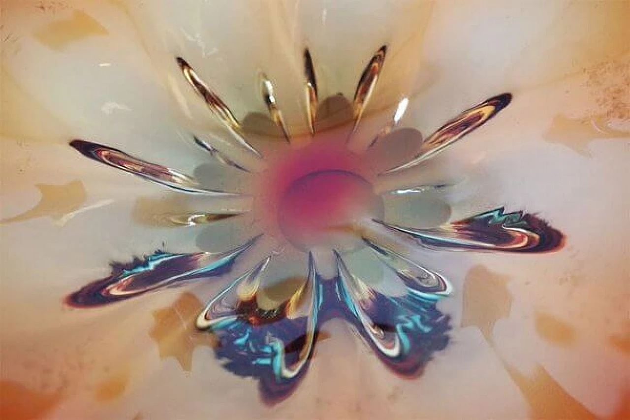 Stained glass centerpiece, 1950s 1406629