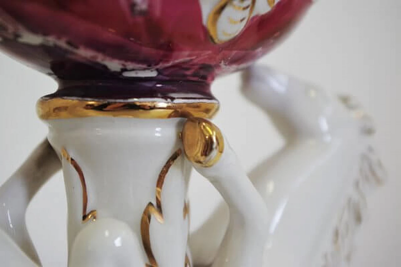 Clock with horses, 1950s 1406645