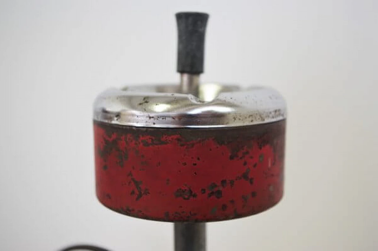 Combined wood and iron ashtray and magazine rack, 1950s 1406658