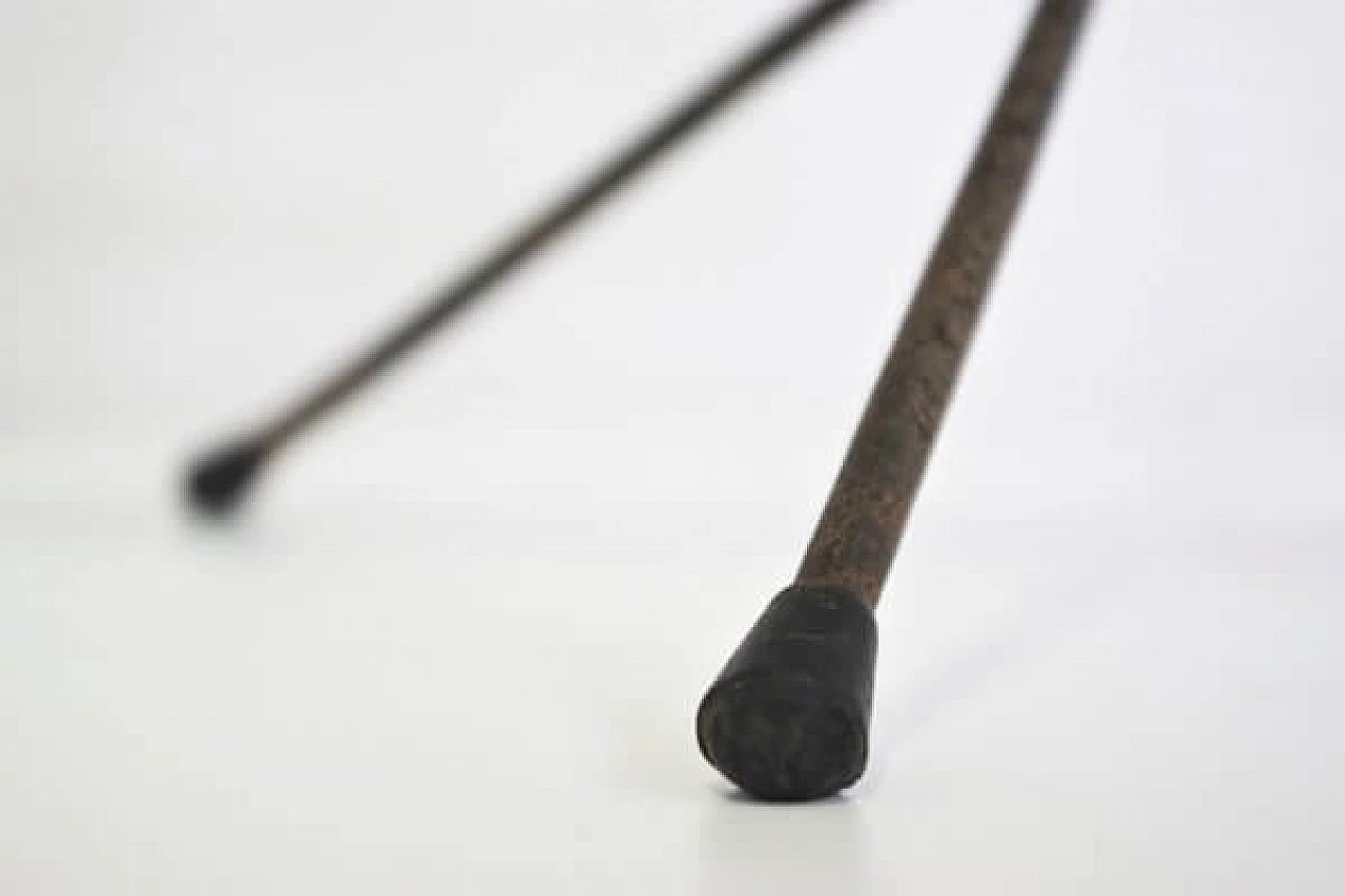 Combined wood and iron ashtray and magazine rack, 1950s 1406699