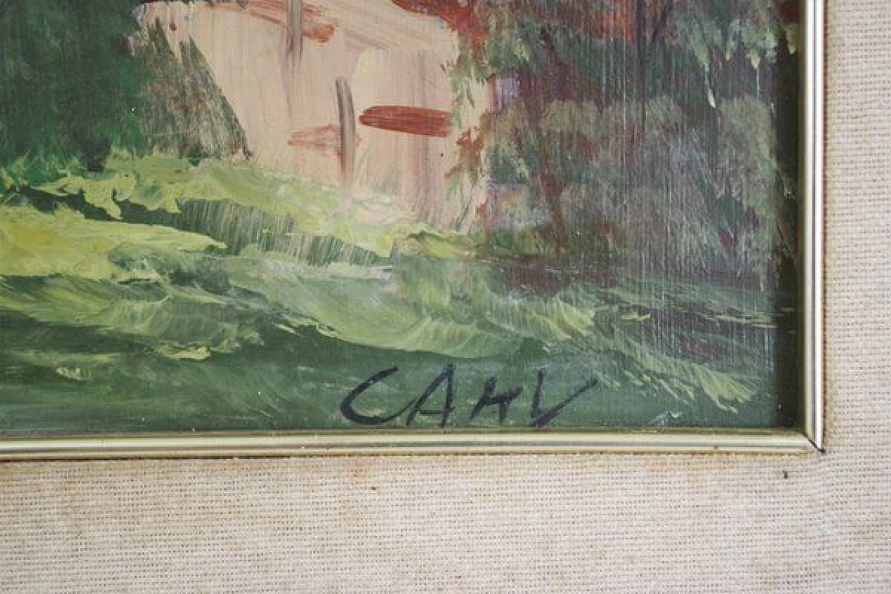 Mountain landscape, oil on canvas, 1960s 1406727