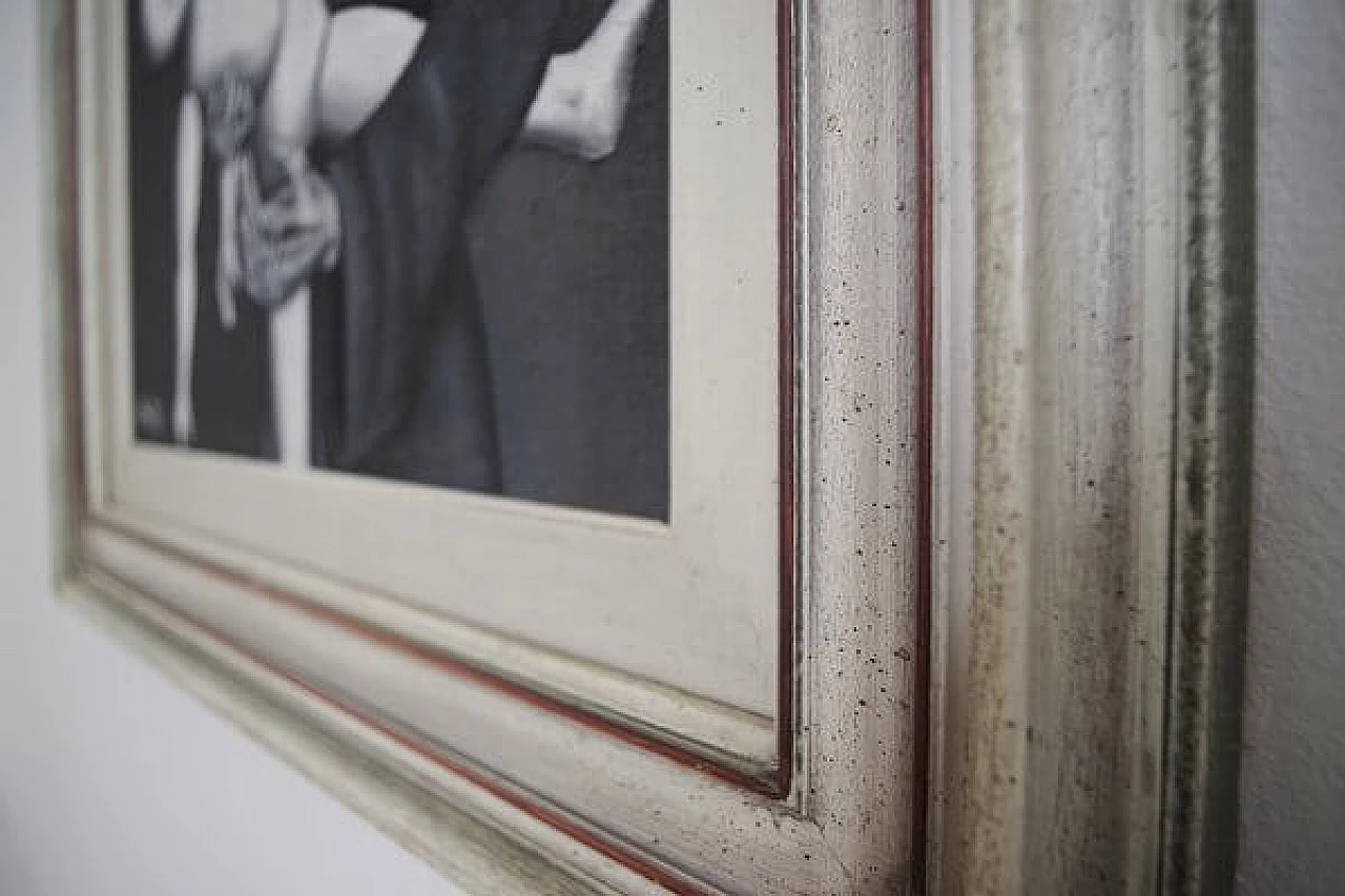 Dipinto di donna con burattino, anni '70 1406729