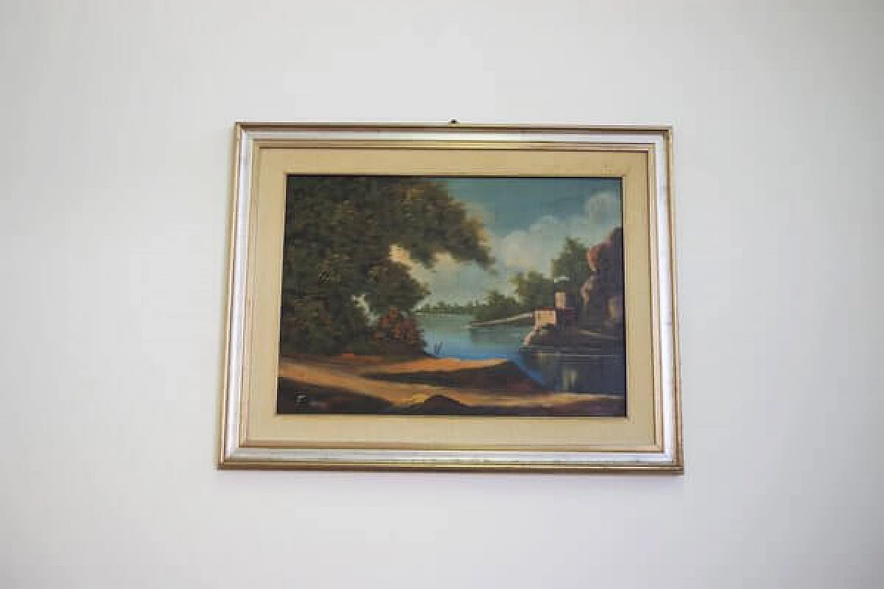 Francis Torry, landscape, oil on canvas, 1977 1406733