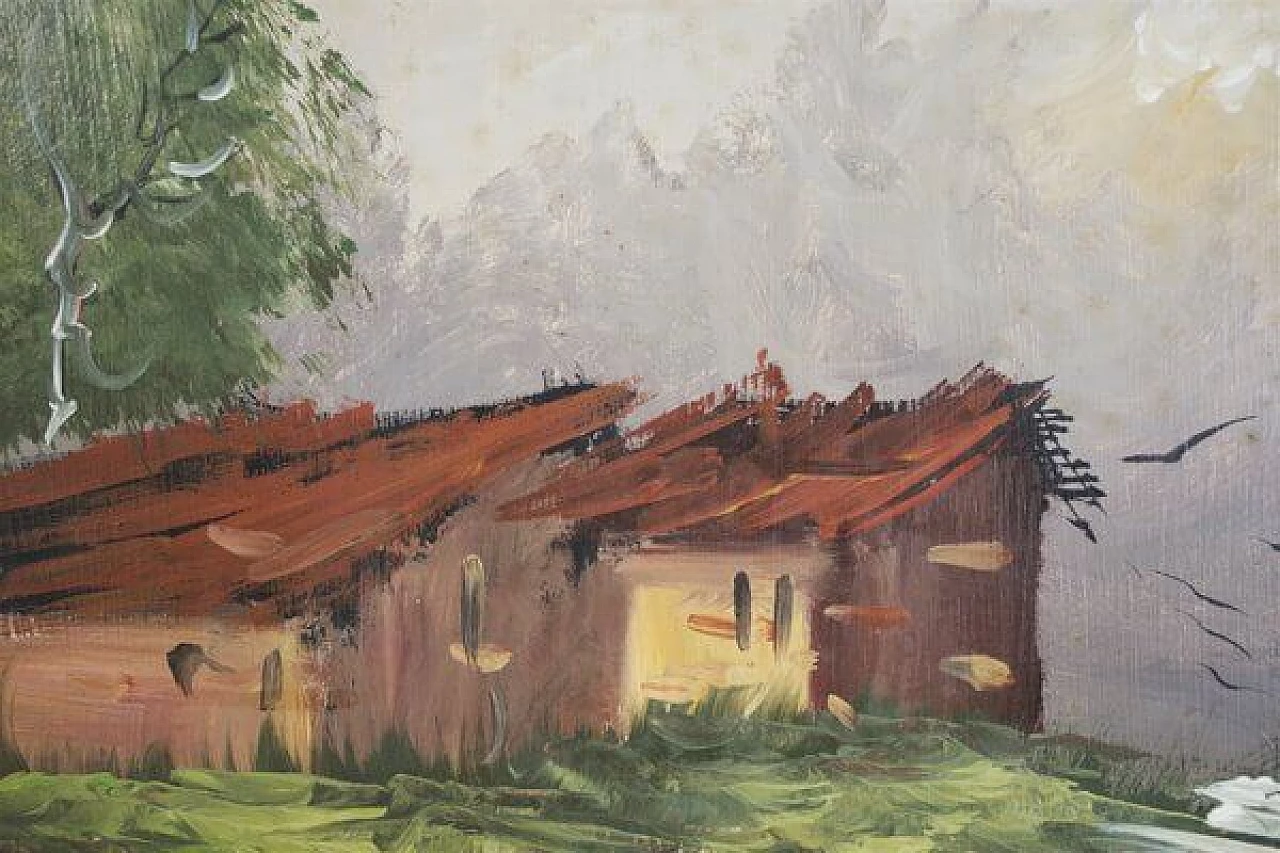 Mountain landscape, oil on canvas, 1960s 1406734