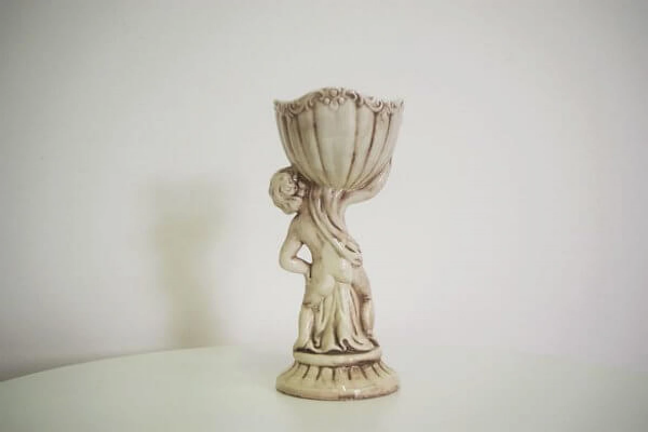 Cherubino in ceramica di Capodimonte, anni '70 1406754
