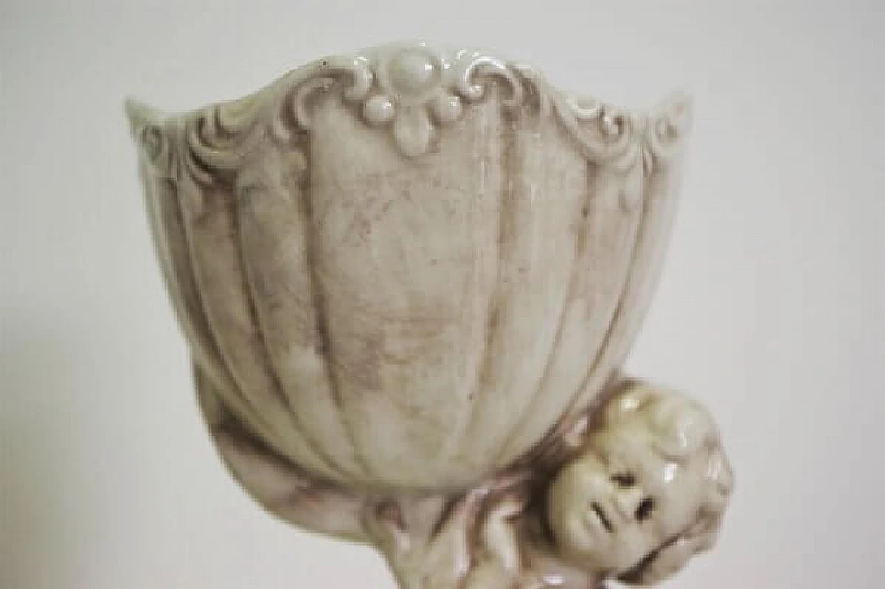 Cherubino in ceramica di Capodimonte, anni '70 1406771
