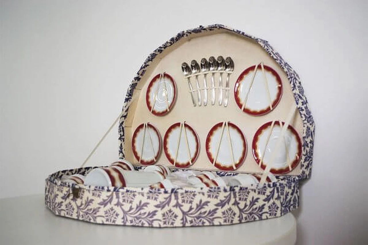 Servizio da caffè tedesco Schirnding in porcellana, anni '70 1406836