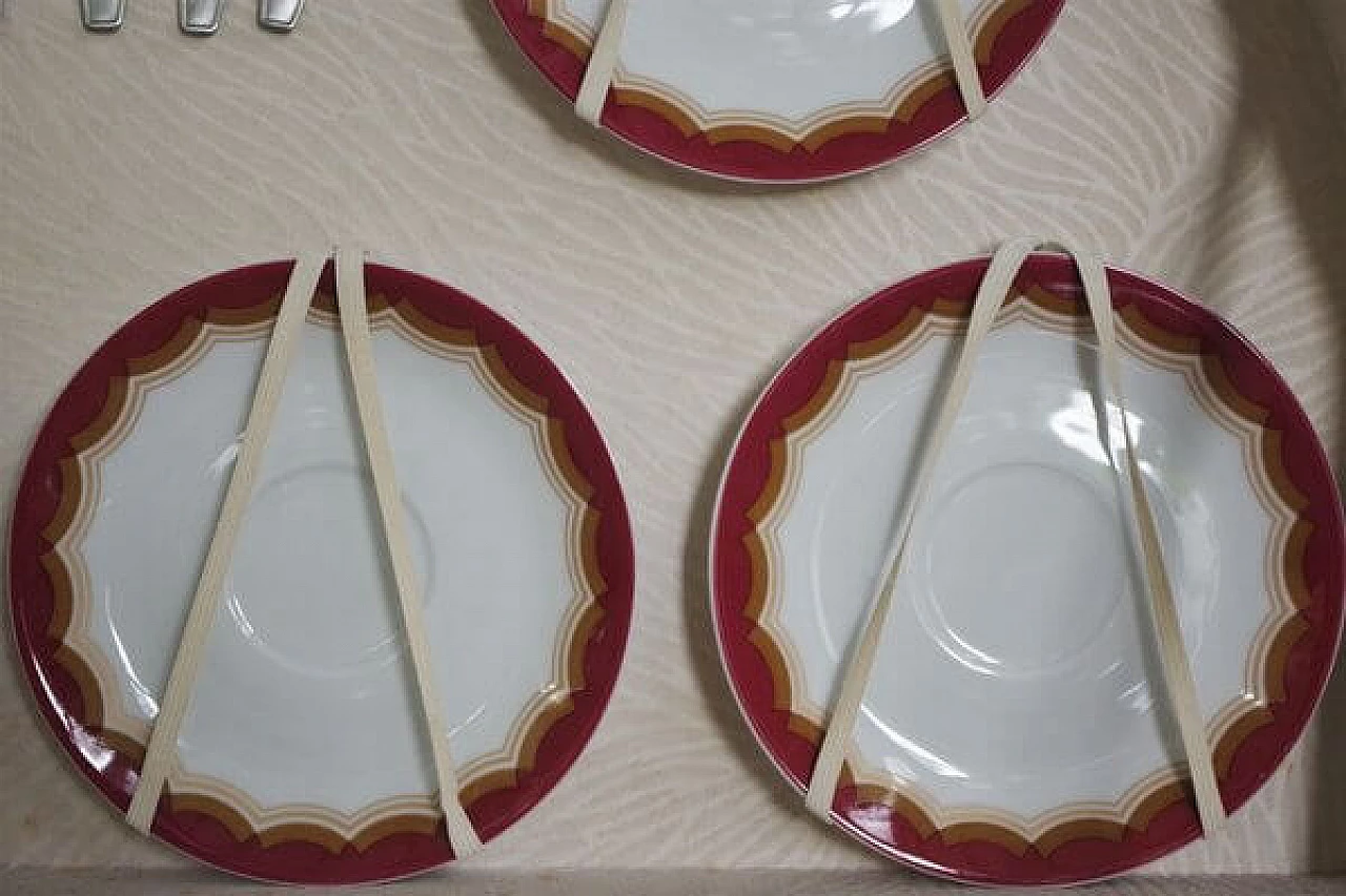 Servizio da caffè tedesco Schirnding in porcellana, anni '70 1406840