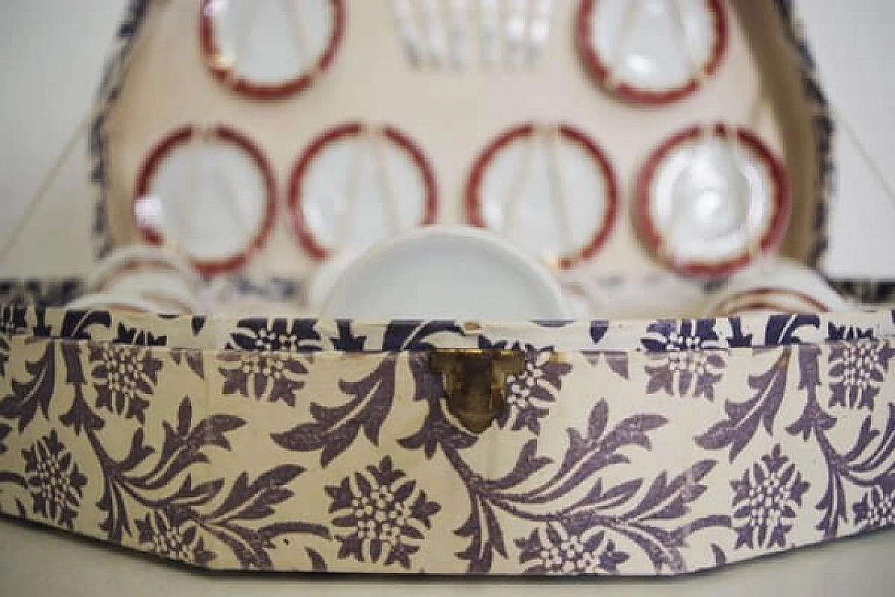 Servizio da caffè tedesco Schirnding in porcellana, anni '70 1406855